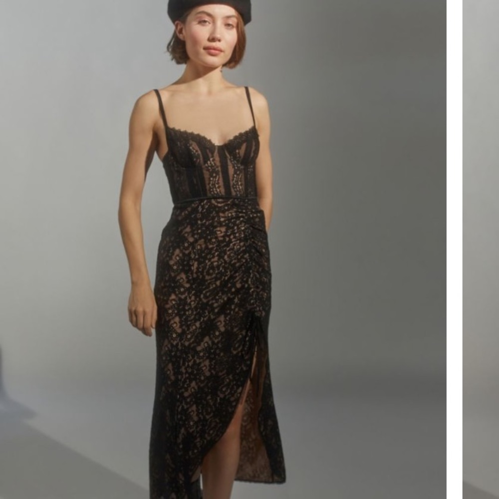BNWOT Urban Outfitters Angelica Corset midi dress M
